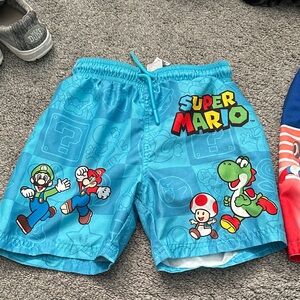 Primark Kids Blue Super Mario Shorts